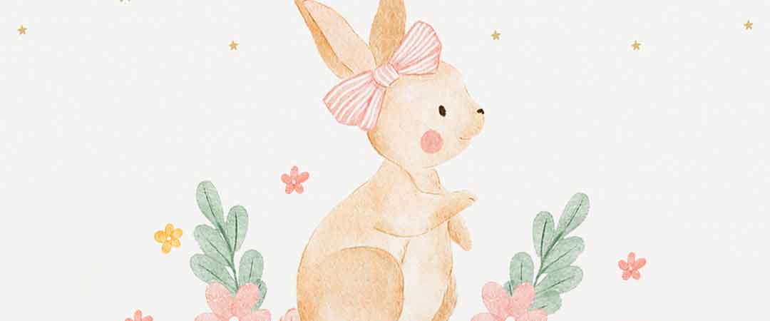 Conejita en primavera