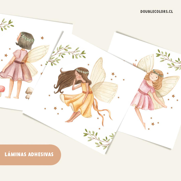 Láminas adhesivas "Hadas del bosque M1"