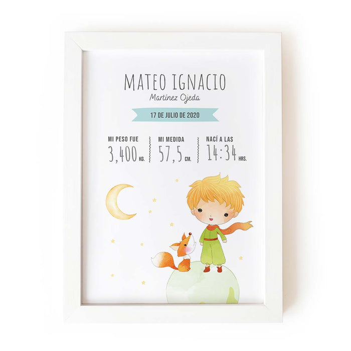 El principito con datos