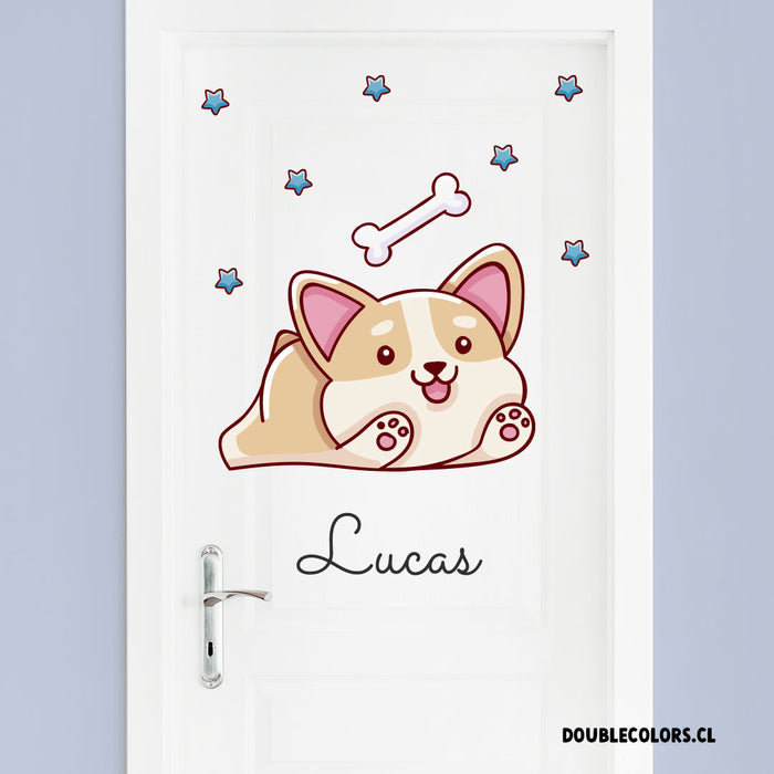 Puerta perrito Corgi