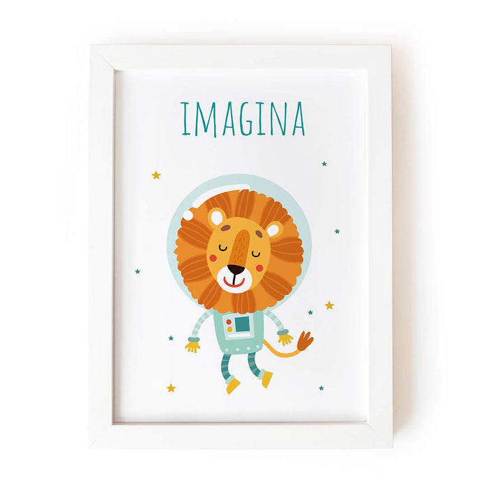 León astronauta