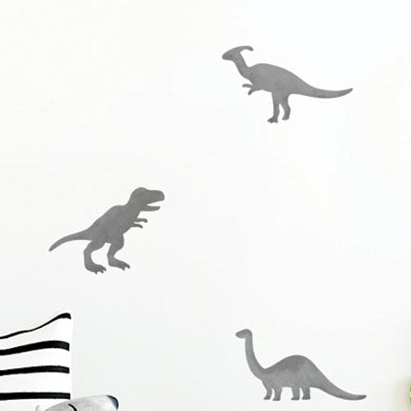 Siluetas de dinosaurio