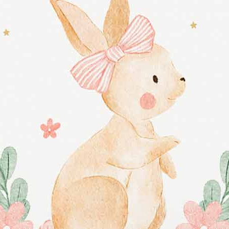 Conejita en primavera