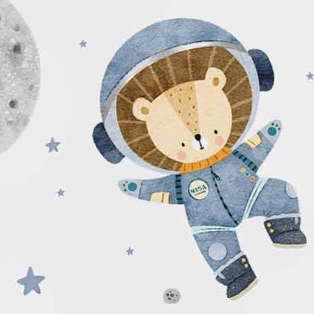 Leoncito astronauta
