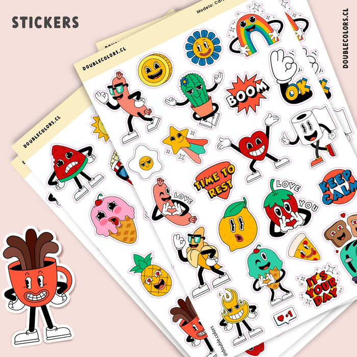 Stickers "Cartoon stickers M1"