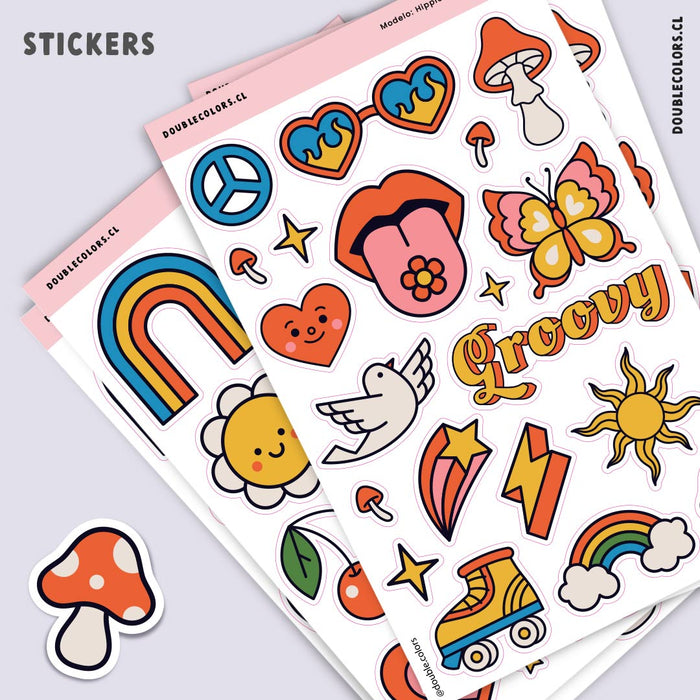 Stickers "Hippies stickers M1"