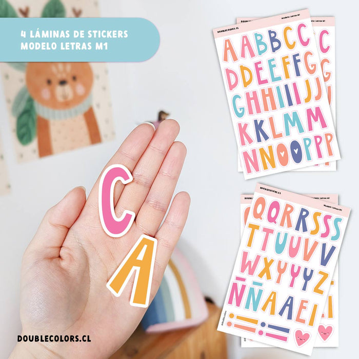 Stickers "Letras M1"