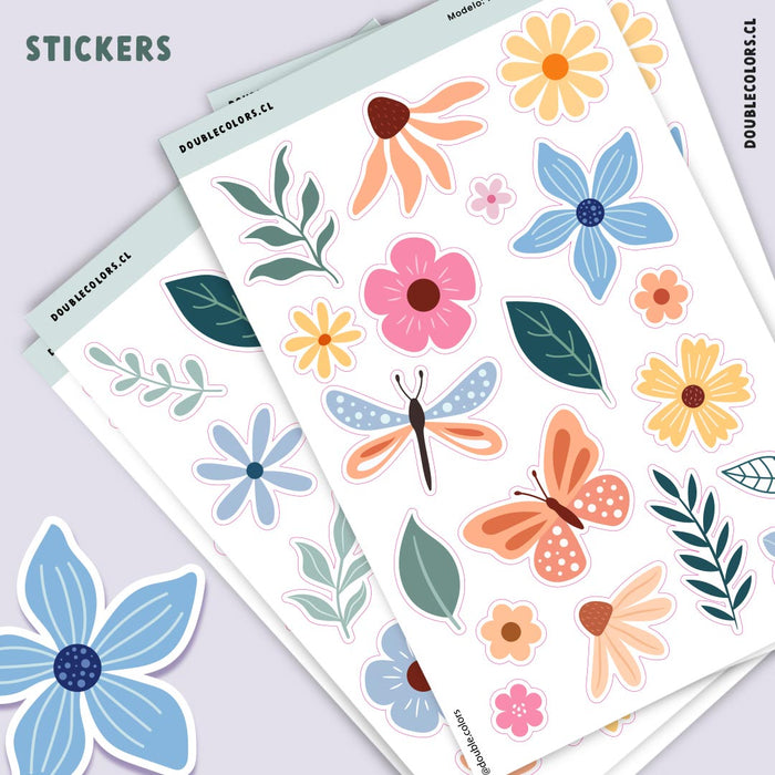 Stickers "Mix de flores M1"