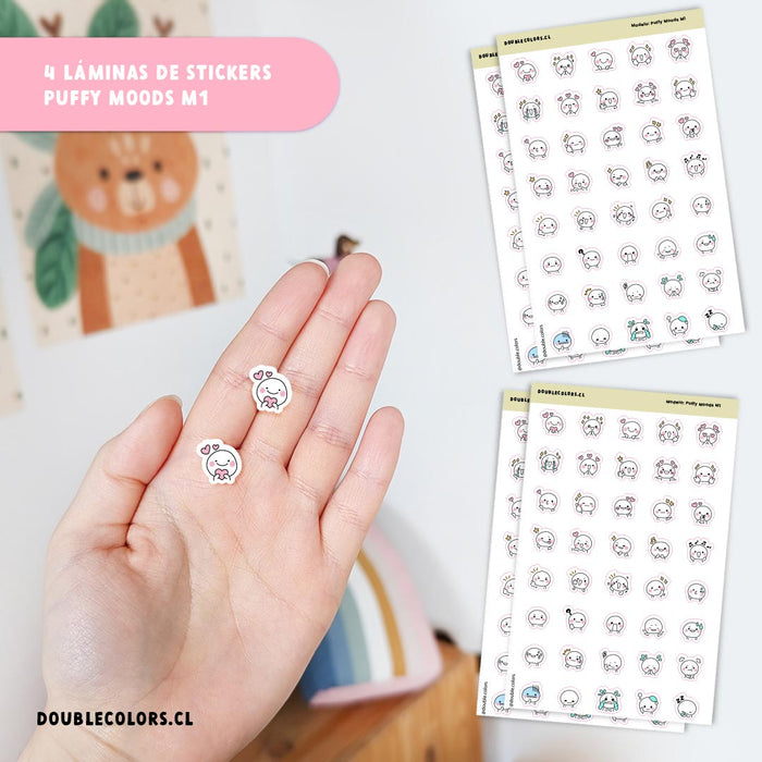 Stickers "Puffy Moods M1"