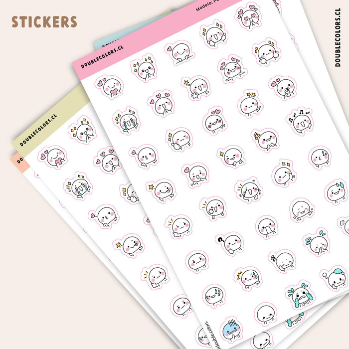 Stickers "Puffy Moods M1"