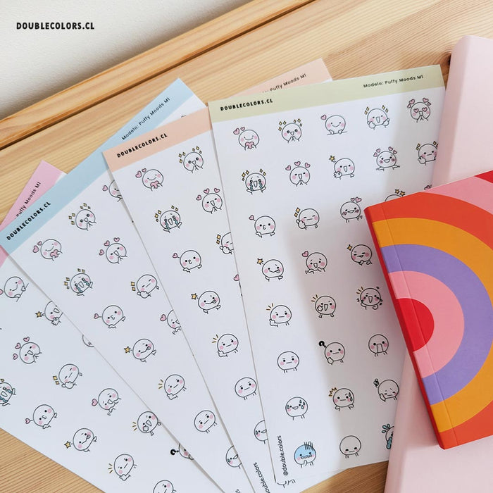 Stickers "Puffy Moods M1"