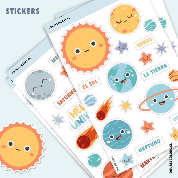 Stickers "Sistema solar M1"