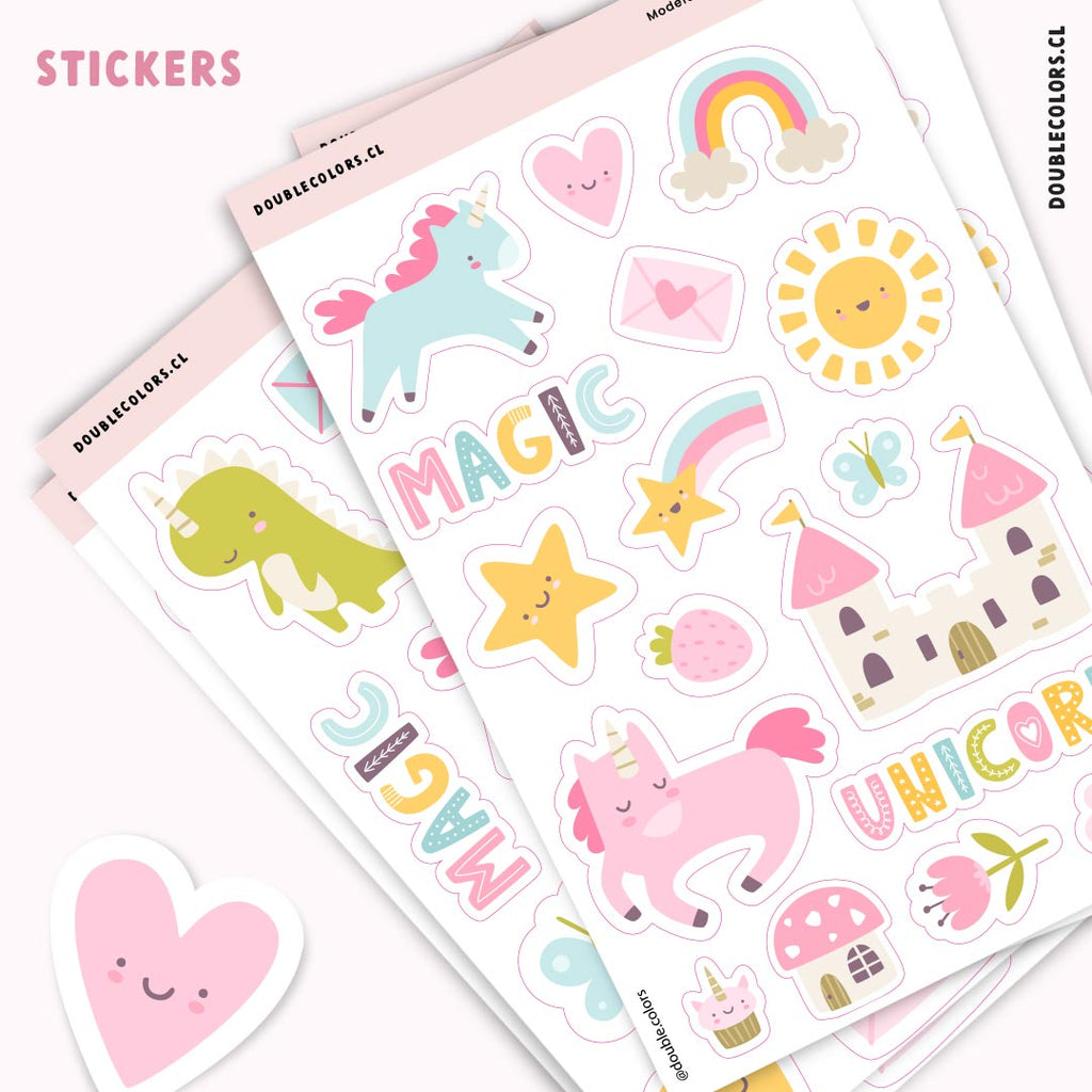 Stickers "Unicornios M1"