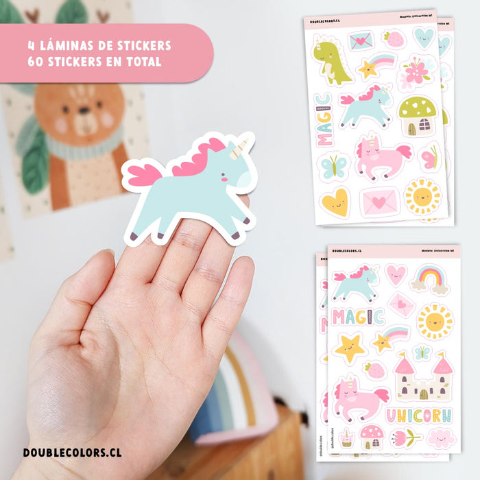 Stickers "Unicornios M1"