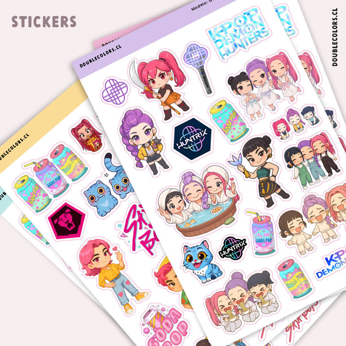 Stickers "Guerreras K-POP"