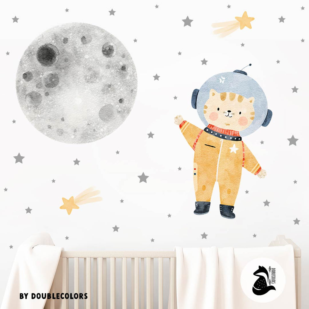 Gatito a la luna